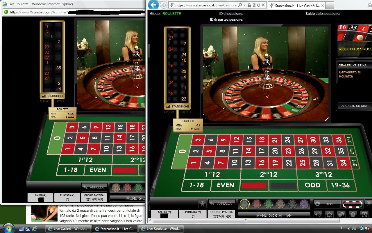 roluette live Evolutio Gaming