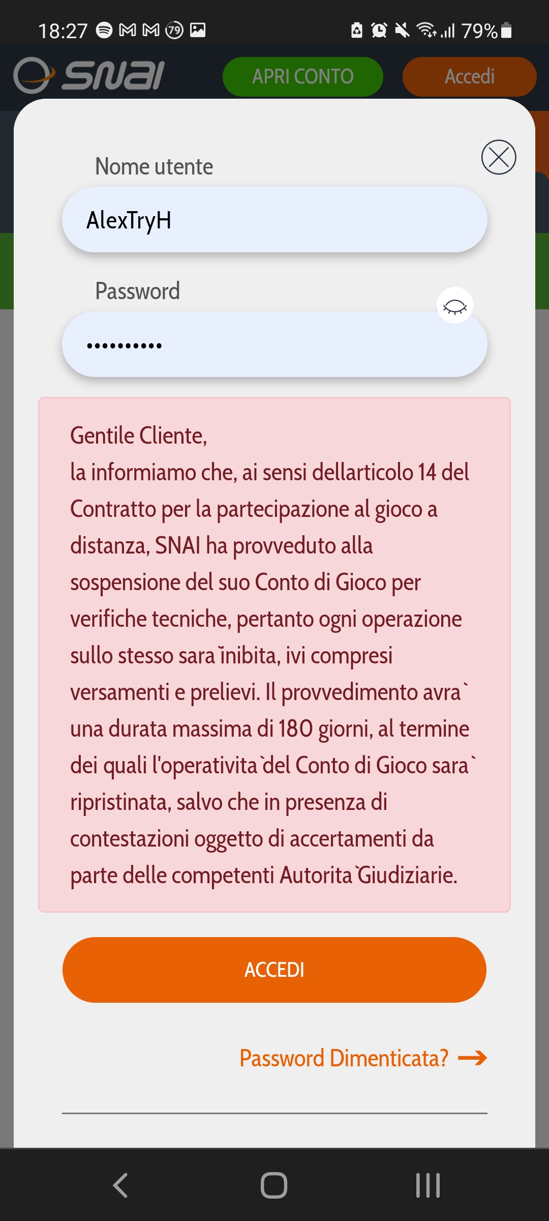accesso